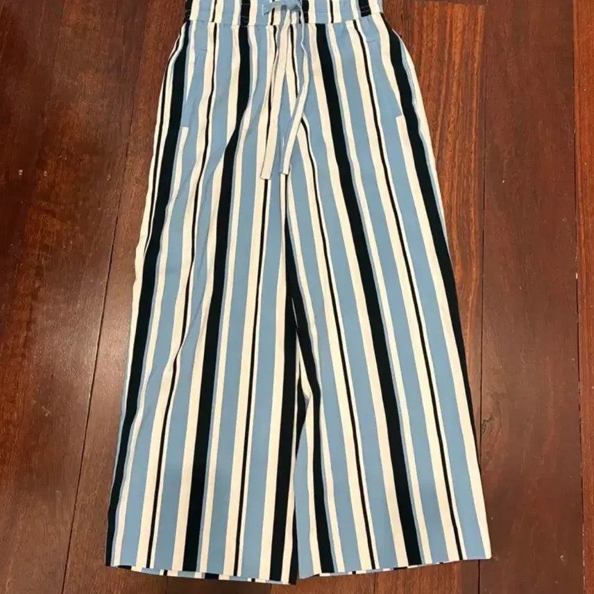 [BUNJANG] Zara Striped Wide Leg Pants / 자라 와이드팬츠