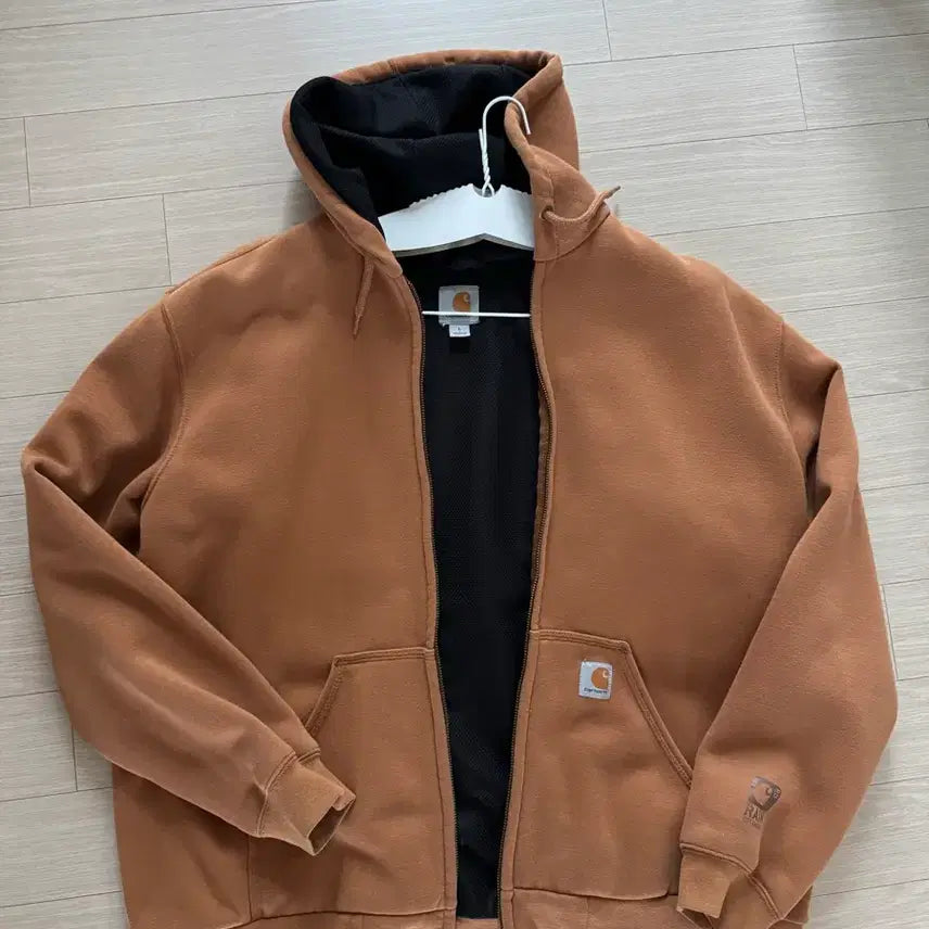 [BUNJANG] Carhartt Brown Hooded Zip-Up Jacket / 칼하트 후드집업 브라운