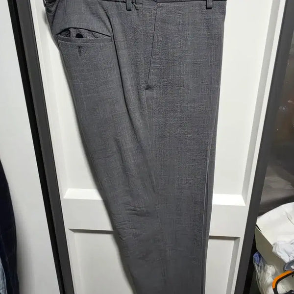 [BUNJANG] Time Homme Grey Summer Slacks / 타임옴므 그레이 슬랙스 여름
