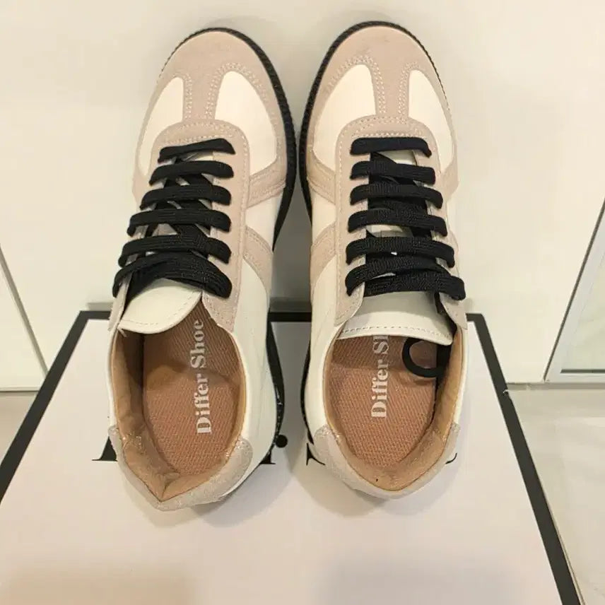 [BUNJANG] Dipershu Cuba Sneakers 7cm Height Increase White (Size 240) / 한번착용) 디퍼슈 쿠바 스니커즈 7cm (240)