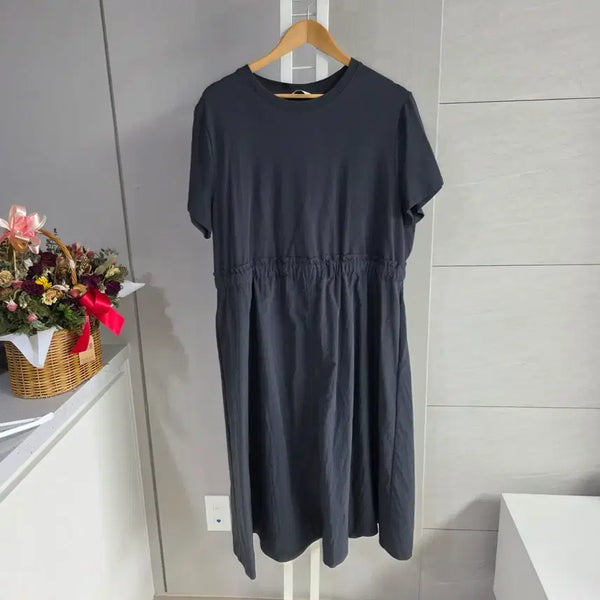 [BUNJANG] HM Short Sleeve Midi Dress / HM 반팔 원피스