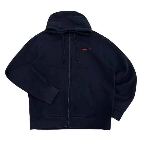 [BUNJANG] Nike Swoosh Full Zip Hoodie Navy L / 나이키 스우시 후드집업 네이비L