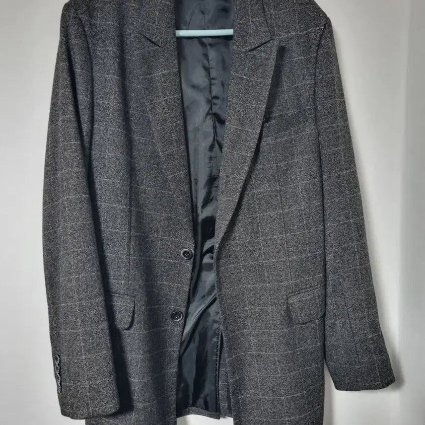 [BUNJANG] Men's Check Pattern Suit Jacket / 체크 패턴 재킷 남성용95