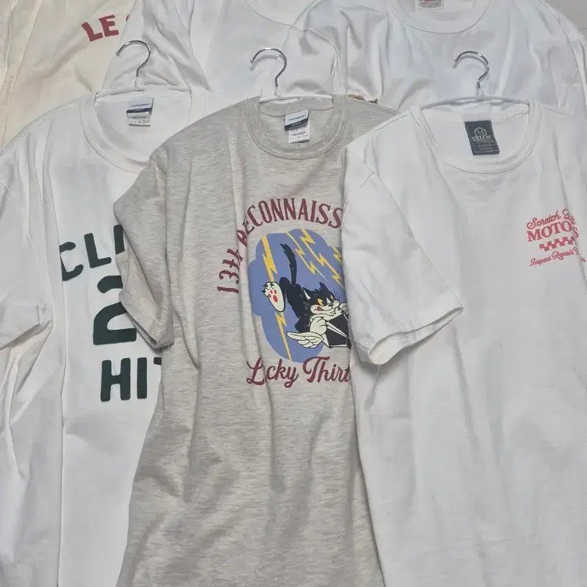 [BUNJANG] Outstanding x Prismworks Short-Sleeve T-Shirts Bundle (Set of 9) / 아웃스탠딩, 프리즘웍스 반팔티