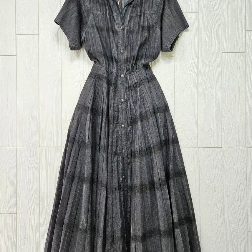 [BUNJANG] TIME Gradation Denim Long Dress / 한섬 타임 그라데이션 데님 롱원피스