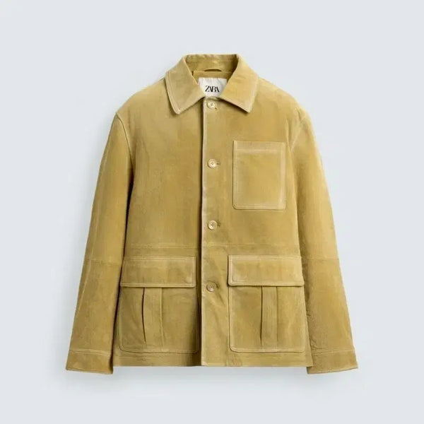 [BUNJANG] Zara Real Suede Pocket Jacket / 자라 리얼 스웨이드 포켓 자켓 M,L
