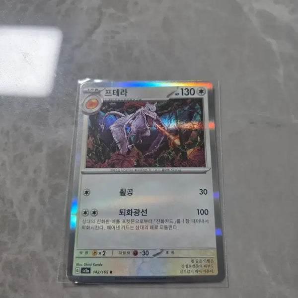 [BUNJANG] Pheromosa R Holo Pokémon Card / 포켓몬카드 프테라 r 홀로