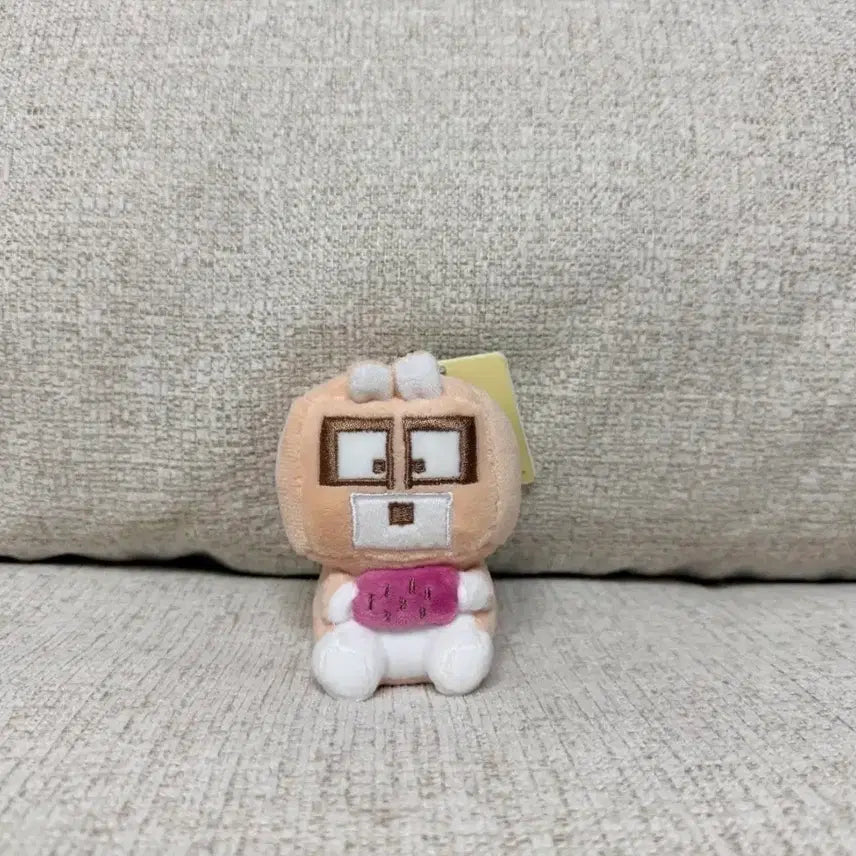 [BUNJANG] Bonobono Neoburi Pixel Bag Charm Keychain Doll / 정품 보노보노 너부리 픽셀 가방고리 키링 인형