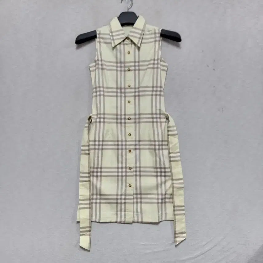 [BUNJANG] Burberry Check Sleeveless Dress Women's S / 새제품 버버리 체크 민소매 원피스 여자S사이즈ㅡ0324ㅇㅇ