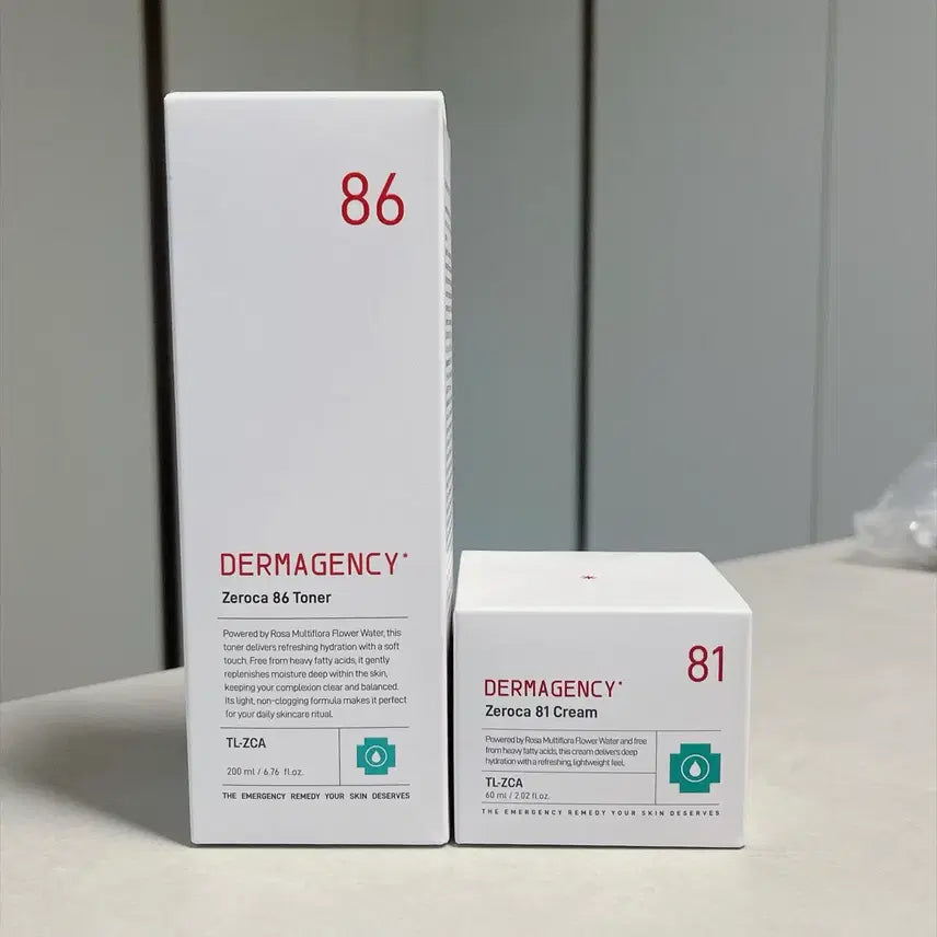 [BUNJANG] DermaJency Zero Car Toner + Cream Set / 더마젼시 제로카 토너 + 크림 세트