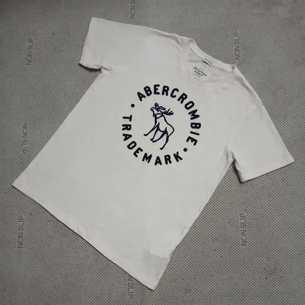 [BUNJANG] Abercrombie & Fitch White Short Sleeve T-Shirt / 아베크롬비 반팔티 화이트