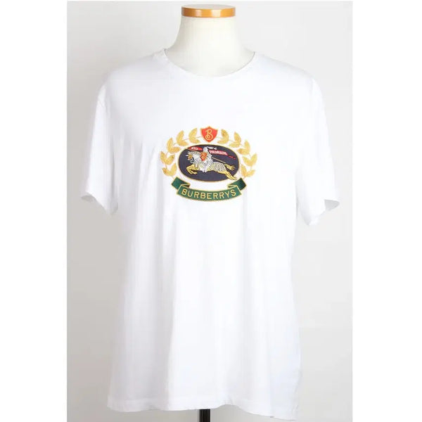 [BUNJANG] Burberry Women's Short Sleeve T-Shirt White M / [당일배송]버버리 여성 반팔티 화이트 M(55-66)