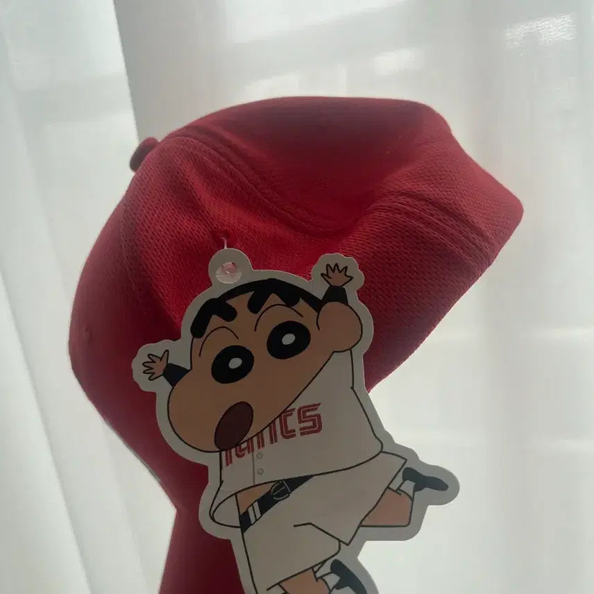 [BUNJANG] Lotte Giants Crayon Shin-chan Dongbaek Cap / 롯데 자이언츠 짱구 동백 모자 판매합니다