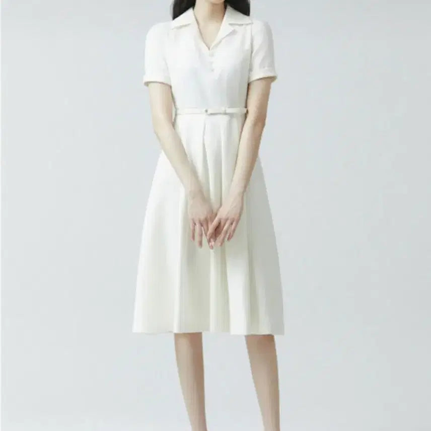 [BUNJANG] IT MICHAA Open Collar Tweed Dress (Pink, Size 44) / 잇미샤 오픈칼라 트위드 원피스 44사이즈(핑크색상 판매)