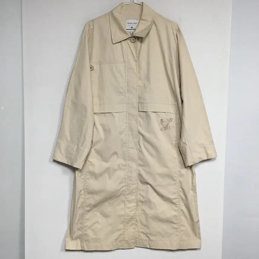 [BUNJANG] Thursday Island Single Mac Trench Coat M / 써스데이아일랜드 싱글 맥 트렌치 코트 M