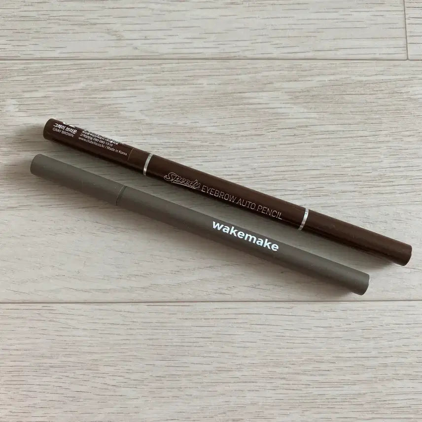 [BUNJANG] Peripera Speedy Eyebrow Auto Pencil & WakeMake Real Defining Brush Liner Bundle Set / 일괄) 페리페라 스피디 아이브로우 오토 펜슬, 웨이크메이크 리얼 디파이닝 브러쉬 라이너