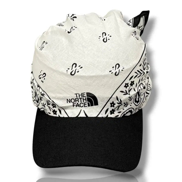 [BUNJANG] The North Face White Running Bandana Scarf Cap Hat OS / 새상품 노스페이스 화이트 러닝 반다나 스카프 캡 모자 OS