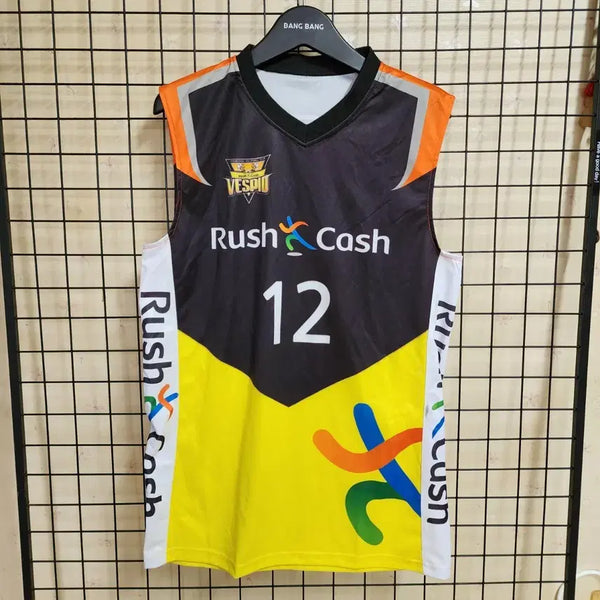 [BUNJANG] Rush & Cash Volleyball Team Player Uniform #12 (Size 100) / 프로배구 러시앤캐시 100