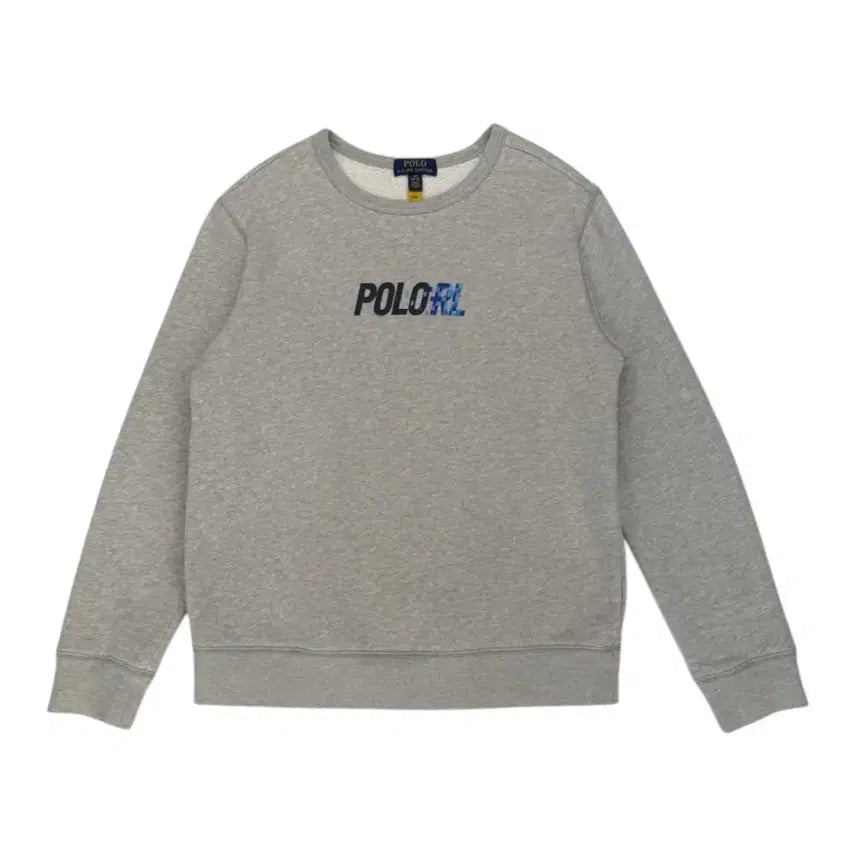 [BUNJANG] Polo Ralph Lauren Boys Logo Sweatshirt L (14-16) / 폴로 랄프로렌 그레이 보이즈 로고 맨투맨 L(14-16)