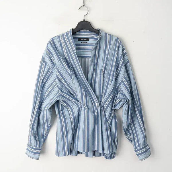 [BUNJANG] Isabel Marant Striped Cotton Top / 66/이자벨마랑 스트라이프 코튼 탑