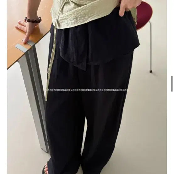 [BUNJANG] Basket Layered Wrap Skirt Pants / 26SS 바스켓 폴링 레어드 랩 스커트 치마 바지
