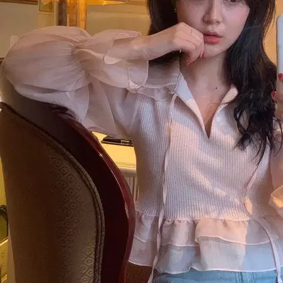 [BUNJANG] Oini Petite Fleur Blouse / 오이니 [o, rosy] petite fleur blouse