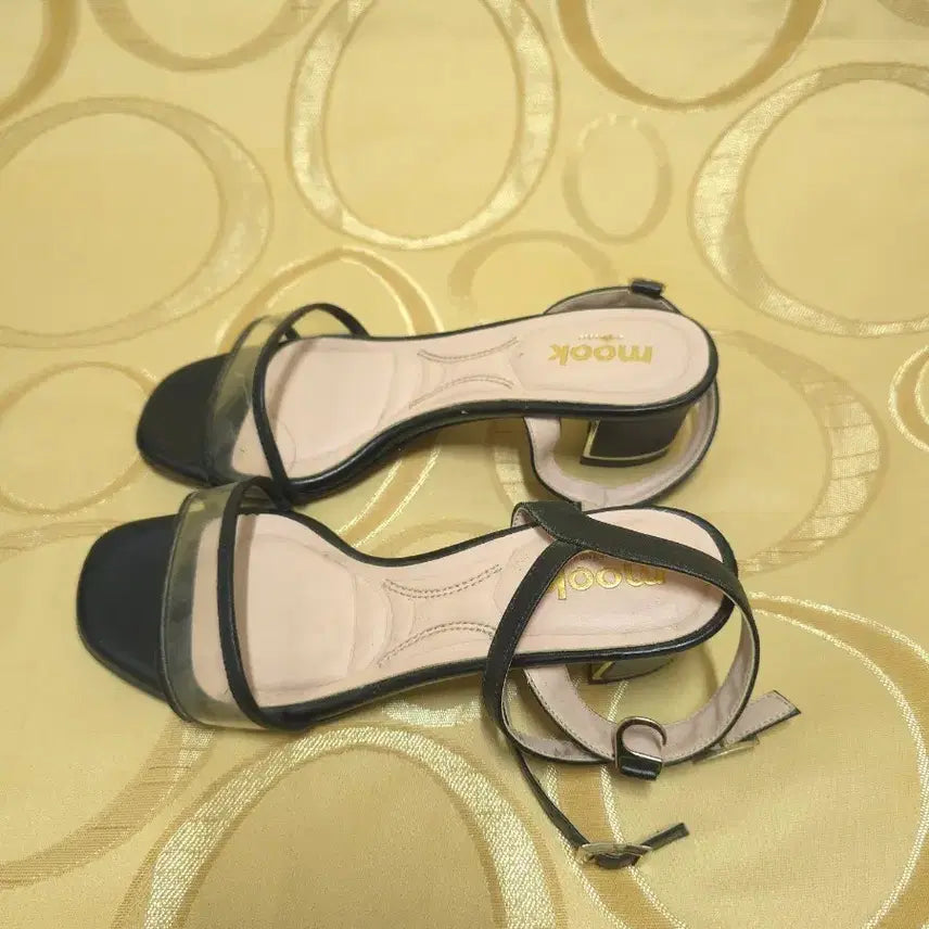 [BUNJANG] MUQUE Women's Strap Sandals Black 230 / 무크 스트랩 샌들 블랙 230