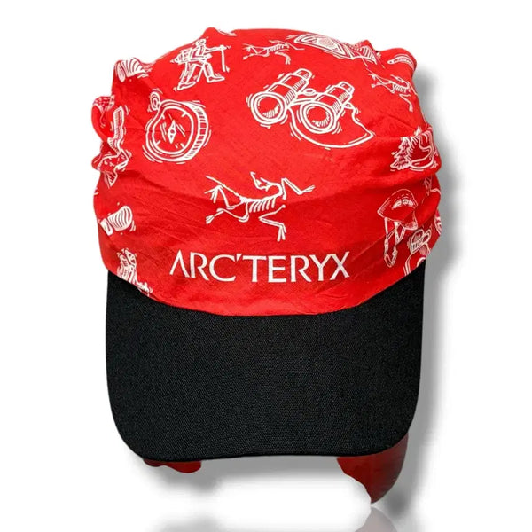 [BUNJANG] Arc'teryx Running Red Bandana Cap OS / 새상품 아크테릭스 러닝 레드 반다나 캡 모자 OS