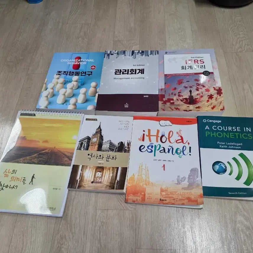 [BUNJANG] Accounting, Organizational Behavior, Phonetics Textbooks / 회계원리 조직행동론 영어음성학 교재 판매
