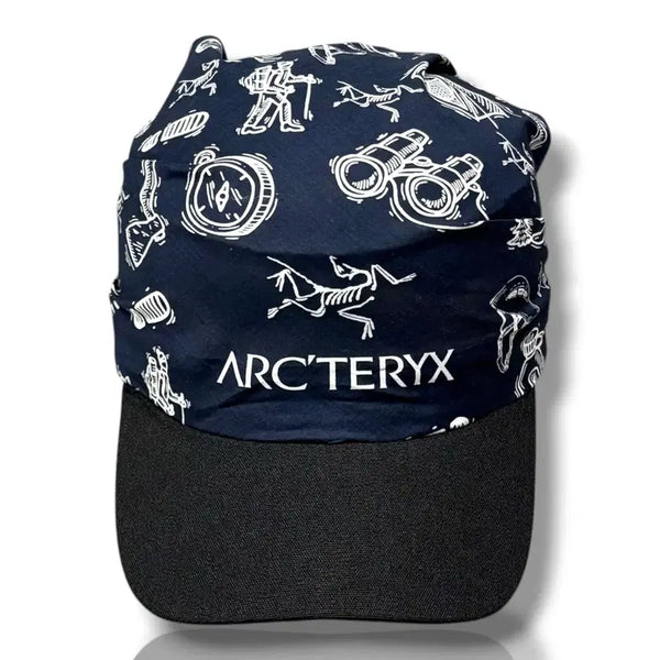 [BUNJANG] Arc'teryx Running Navy Bandana Cap Hat OS / 새상품 아크테릭스 러닝 Navy 반다나 캡 모자 OS