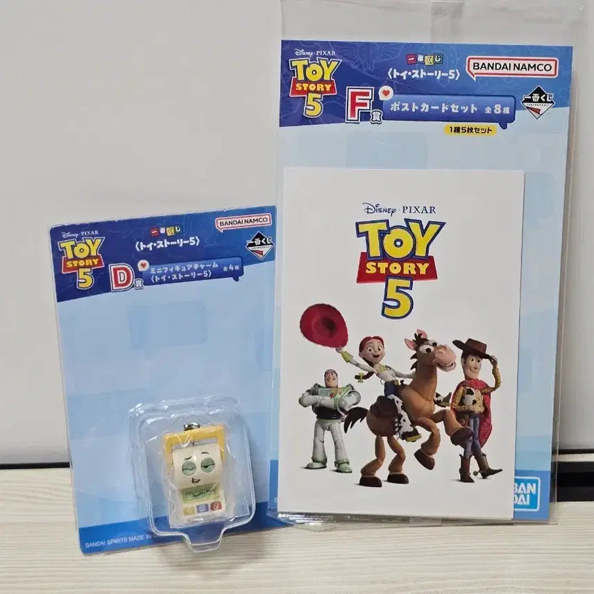 [BUNJANG] Toy Story 5 Kuji D Prize Mini Figure & F Prize Postcard Set / 토이스토리5 쿠지 D상 F상