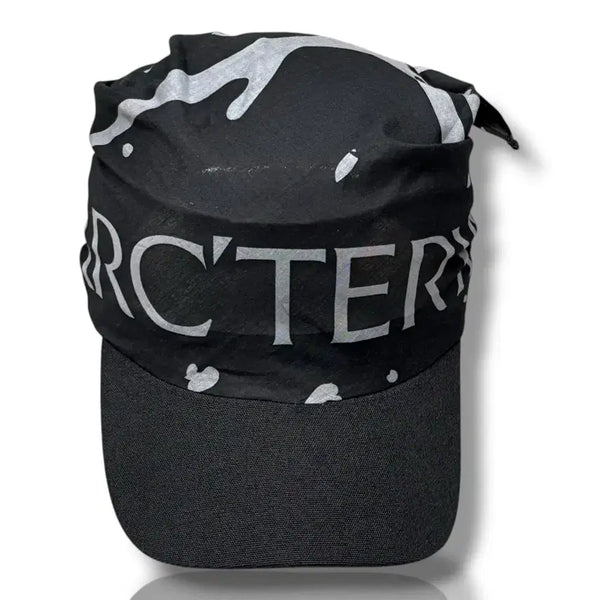 [BUNJANG] Arc'teryx Black Running Bandana Scarf Cap Hat OS / 새상품 아크테릭스 블랙 러닝 반다나 스카프 캡 모자 OS
