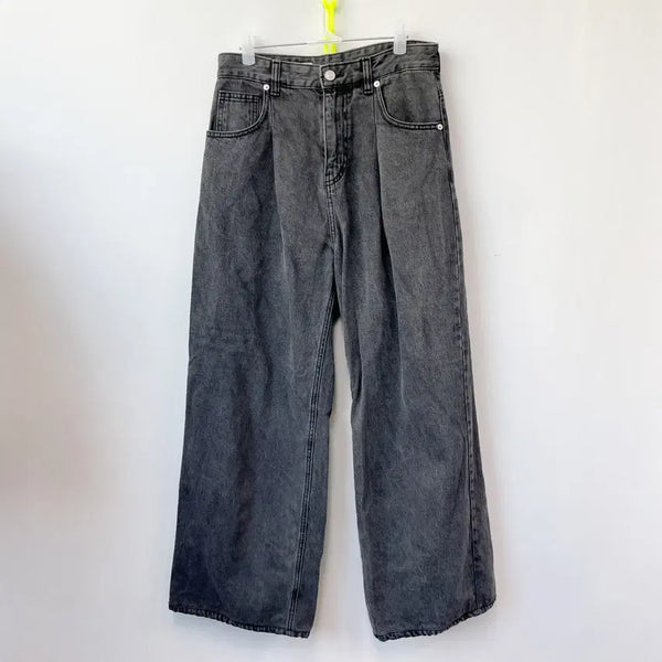 [BUNJANG] 8seconds 2023 High-Waist Grey Jeans Size S / 8세컨즈 2023 하이웨스트 그레이진 S