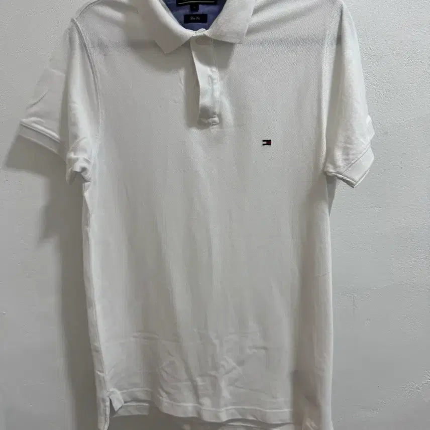 [BUNJANG] Tommy Hilfiger Polo T-Shirt White Size S / 타미힐피거 카라 반팔티 s