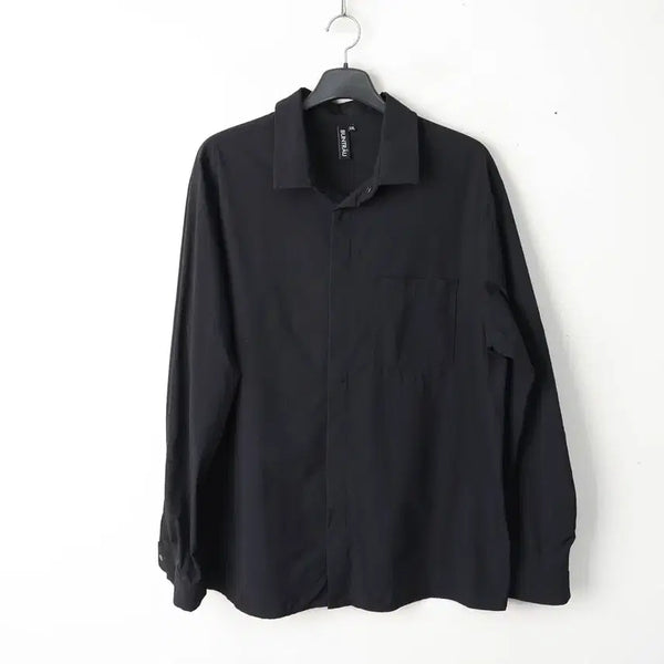 [BUNJANG] Buntroy Nylon Shirt Black XXL / 110/분트로이 나일론 셔츠