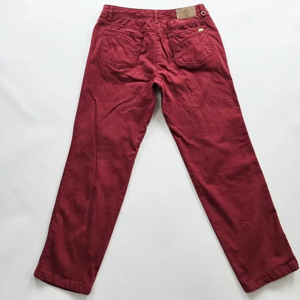 [BUNJANG] DAKS Red Casual Denim Pants Size 28 / 닥스 청바지 스판 레드 캐주얼 데님팬츠 사이즈28 R6938