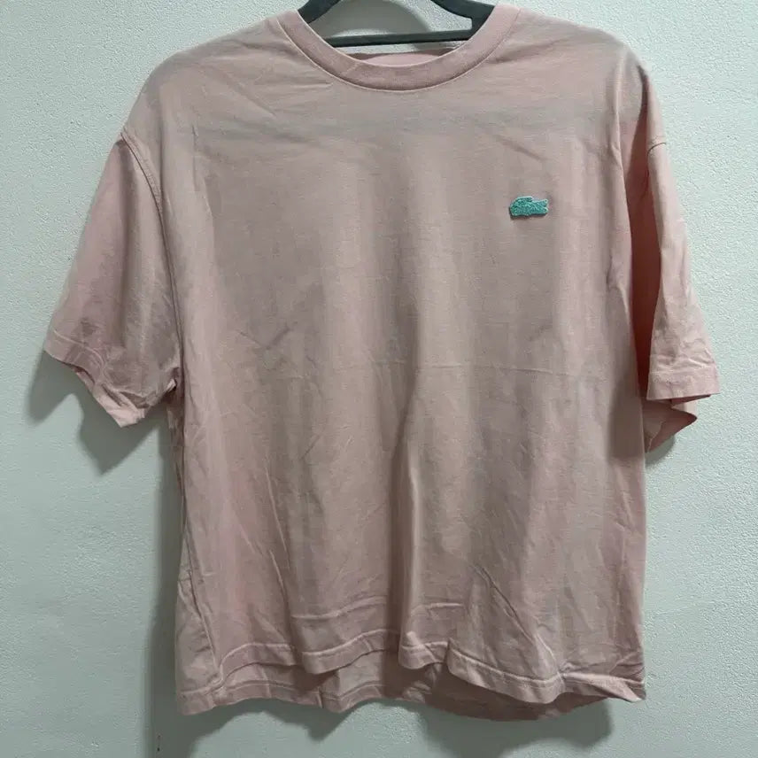 [BUNJANG] Lacoste Pink T-Shirt Size 90 / 라코스테 반팔티 핑크 90