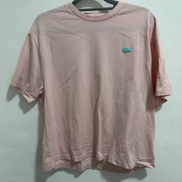 [BUNJANG] Lacoste Pink T-Shirt Size 90 / 라코스테 반팔티 핑크 90