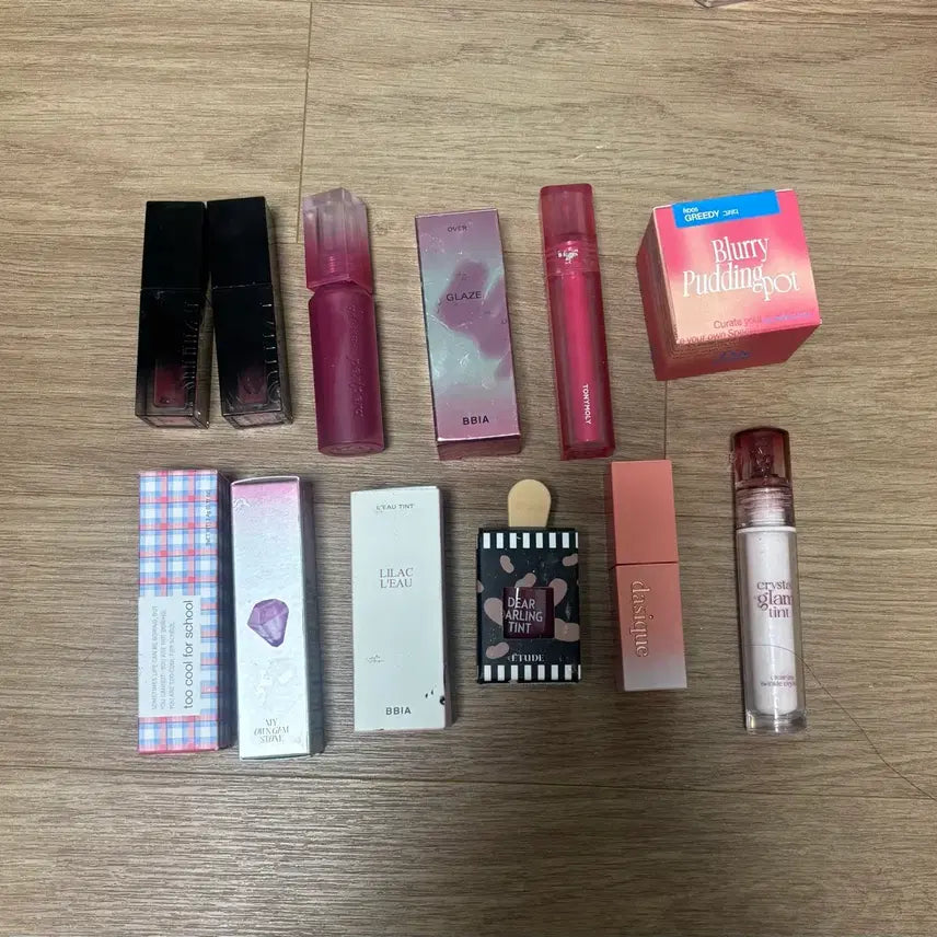 [BUNJANG] Dinto, Peripera, Bbia, Tonymoly, Ffuy, Too Cool For School, Etude, Dasique, Clio Lip Tints Bundle / 사용감 적거나 새제품 틴트 싸게 판매해요!