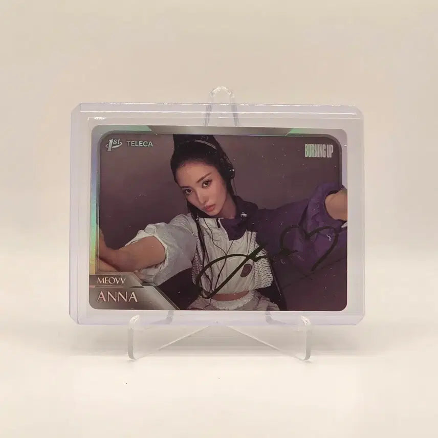 [BUNJANG] MEOVV Anna Signed Print Card / 테레카 미야오(MEOVV) 안나 인쇄 싸인 카드