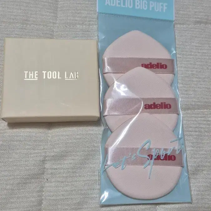 [BUNJANG] The Tool Lab Tension Puff (2-piece) + Adelio Big Puff (3-piece) Set / 더튤랩 텐션퍼프2매+아델리오빅퍼프3매