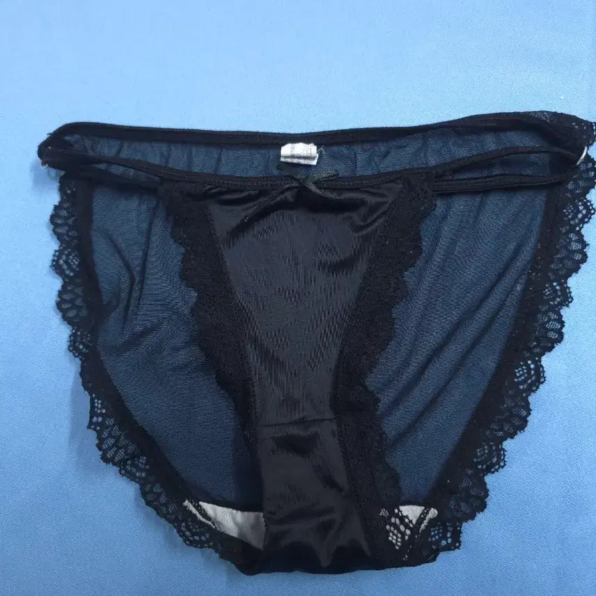 [BUNJANG] Women's Lace Panties - Black, Size 85 / 여성 레이스 팬티 블랙  85
