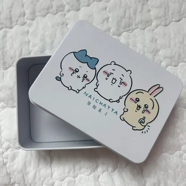 [BUNJANG] Hachiware Usagi Chiikawa Tin Case / 먼작귀 하치와레 치이카와 우사기 틴케이스