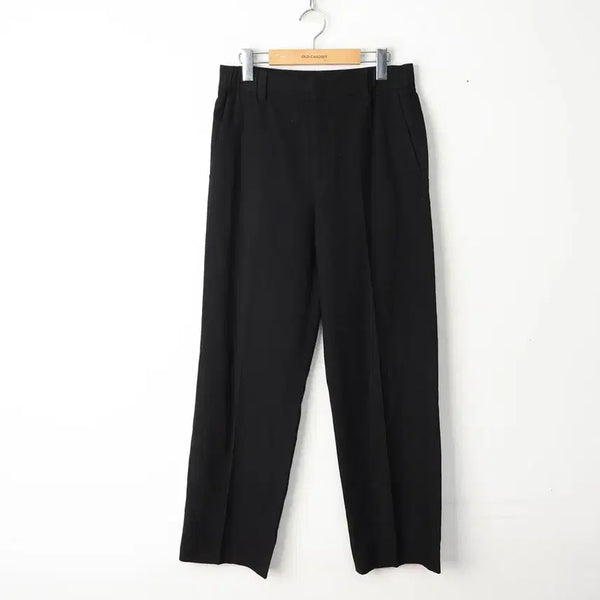 [BUNJANG] SYSTEM Wide Fit Banding Pants (Black, Size 30-31) / 30/시스템 와이드핏 밴딩 팬츠
