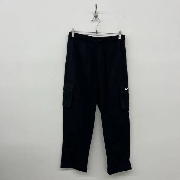 [BUNJANG] Nike Vintage Side Logo Cargo Pants Black 28in / 나이키 빈티지 사이드 로고 카고 바지 블랙 28in