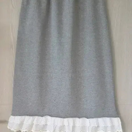[BUNJANG] High-Quality Long Skirt (Gray) / 고퀄리티 롱스커트 새상품