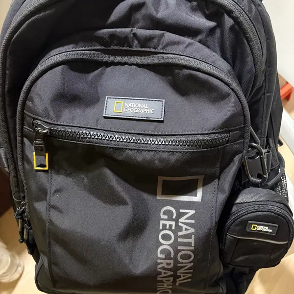 [BUNJANG] National Geographic Black Backpack / 내셔널지오그래픽 백팩 검정