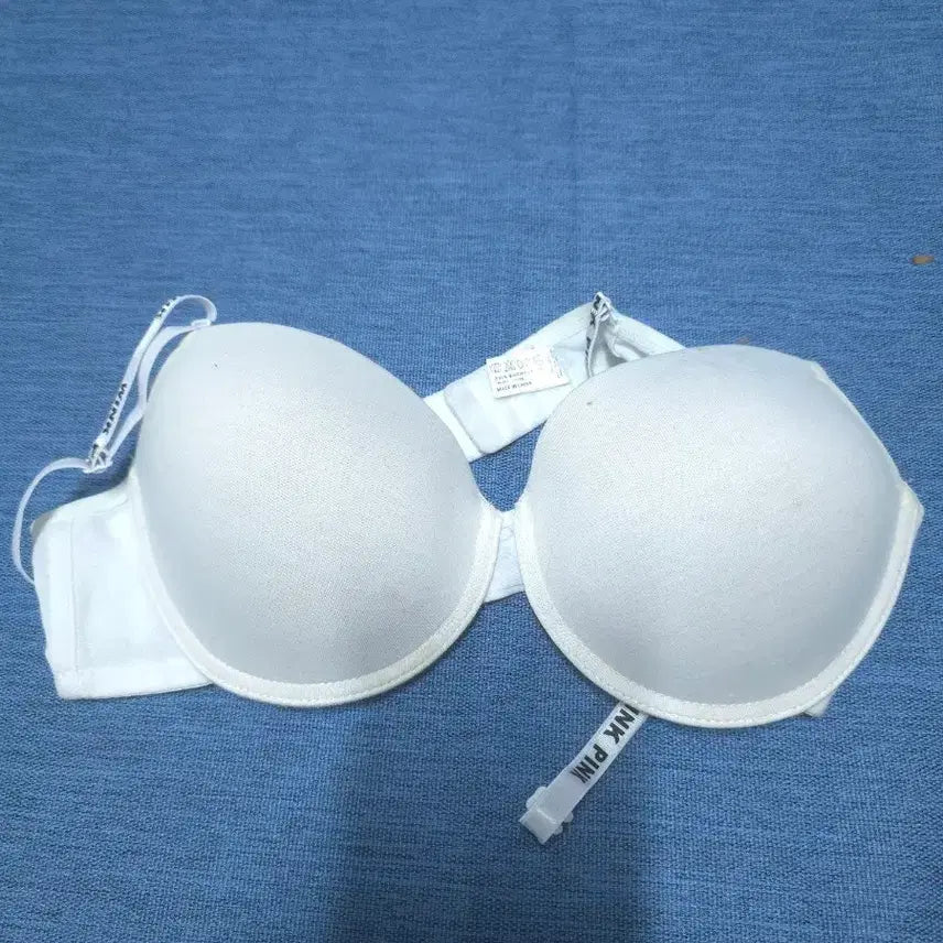 [BUNJANG] Pink Unlined Bra 75A / 핑크 홑겹 브라 75A