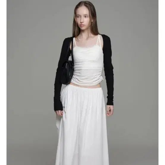 [BUNJANG] Cleasire Morning Mist Ribbon Bolero Black / 새상품) 클리시어 모닝 미스트 리본 볼레로 블랙