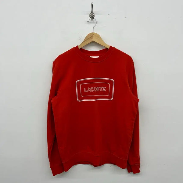 [BUNJANG] Lacoste Vintage Big Logo Sweatshirt Men's M / 라코스테 빈티지 빅로고 맨투맨 남성M